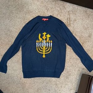 Jack Threads XXL Lit Menorah Holiday Sweater.